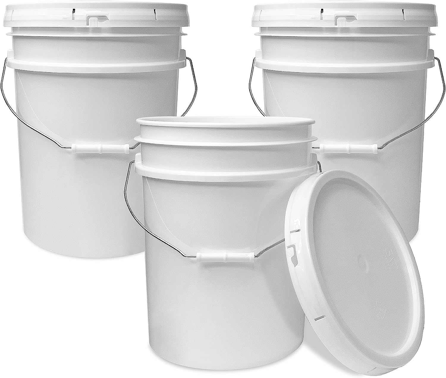 5 Gallon Plastic Containers used for Kratky Container Gardening